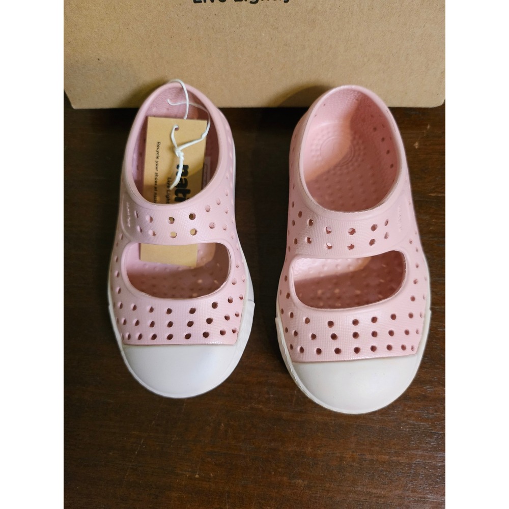 Native Juniper Mary Jane Kids C5 Rose Pink Perforated Water Shoes
